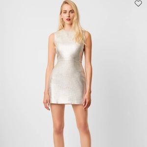 French Connection Metallic Sundae Shape Dress